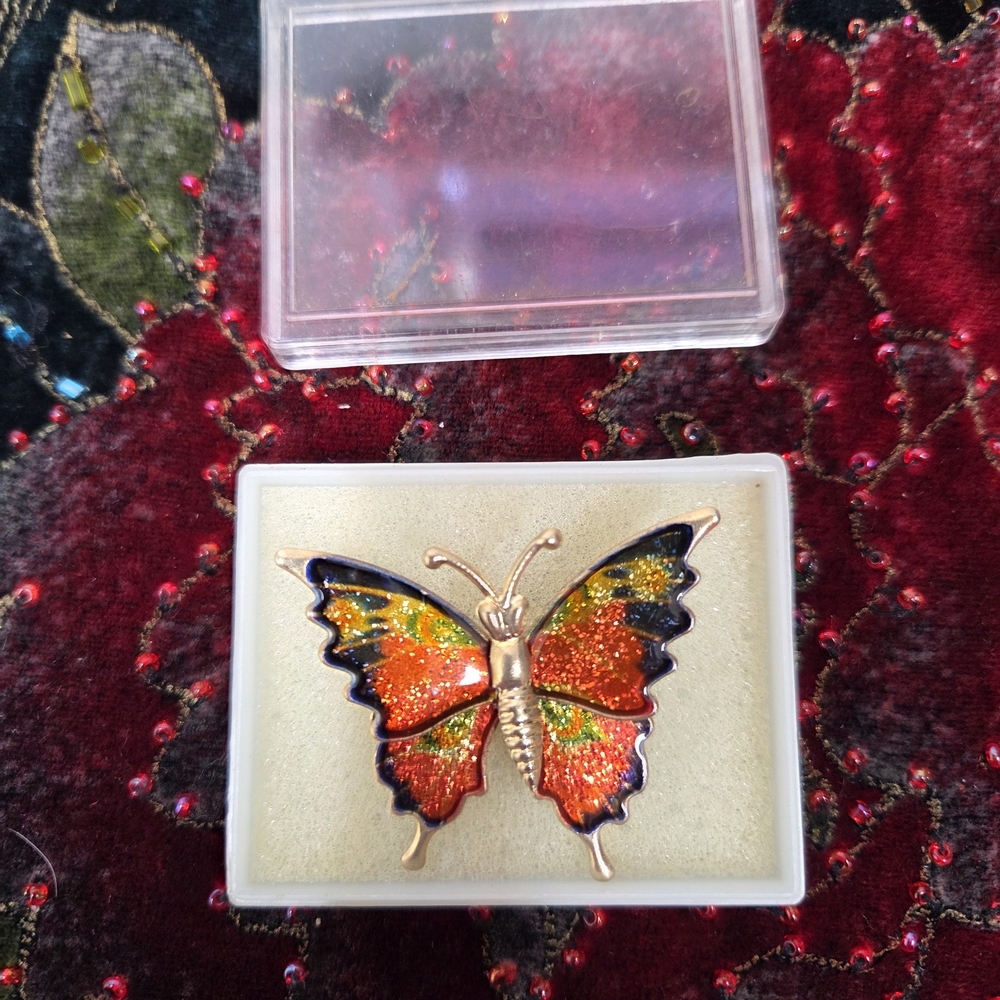 Colorful Butterfly Brooch